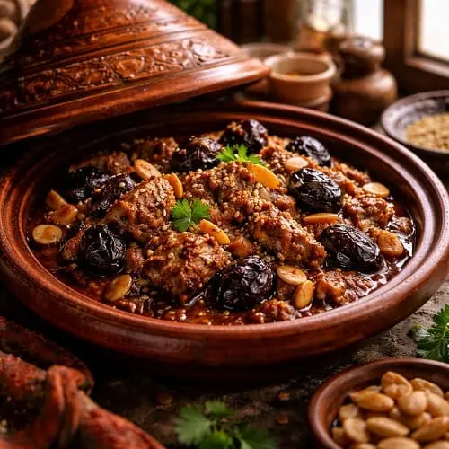 طريقة طاجن البرقوق المغربي سرّ الطهي البطيء بالفخار